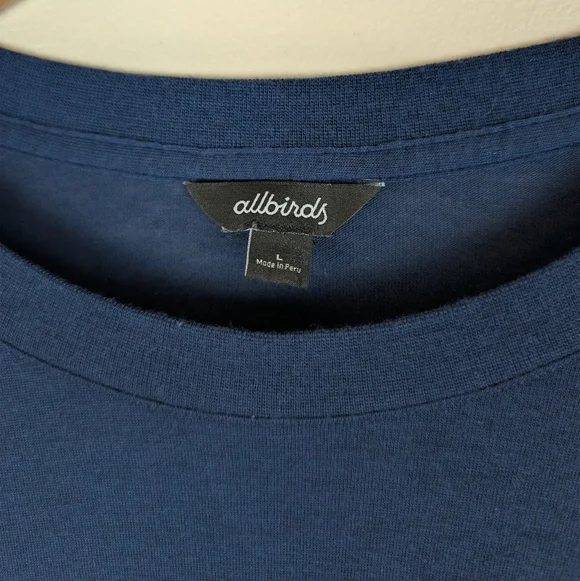 Allbirds Sea Wool Long Sleeve Lightweight T-shirt - Picture 2 of 9